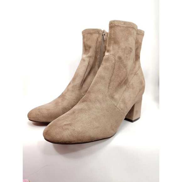 UNISA Women's Ankle Boots Suede Tan Size 10M - Picture 1 of 10
